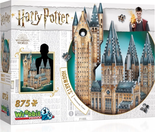 3D dėlionė Harry Potter Hogvartsas: astronomijos bokštas, 875 dalys