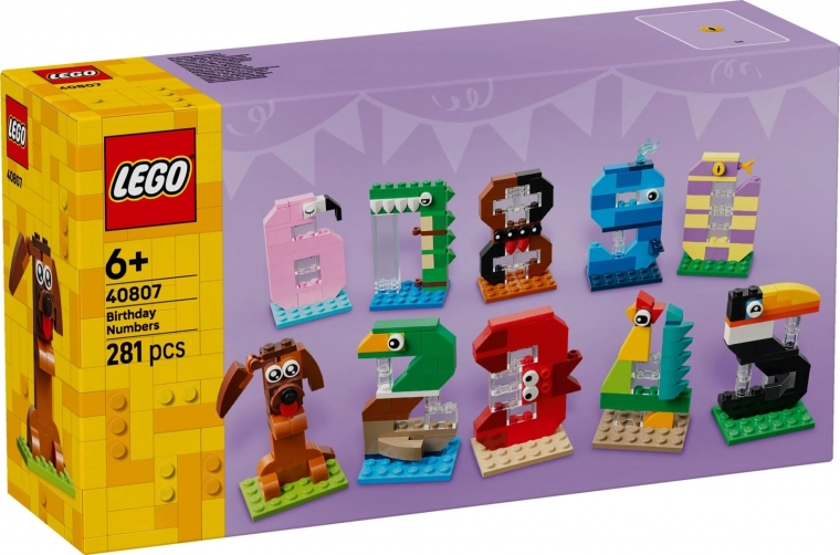 LEGO Iconic gimtadienio skaičiai