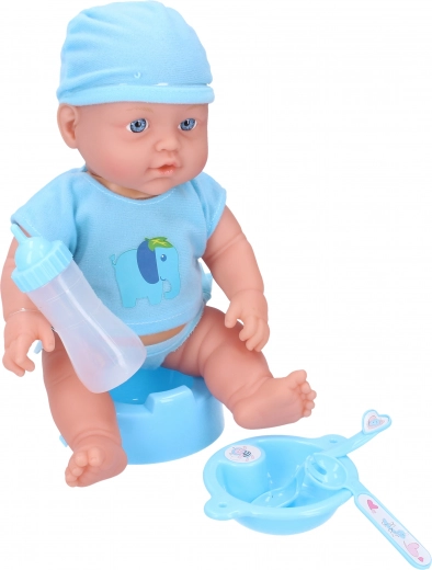 Lėlytė kūdikis 31 cm su gėrimo ir šlapinimosi funkcija