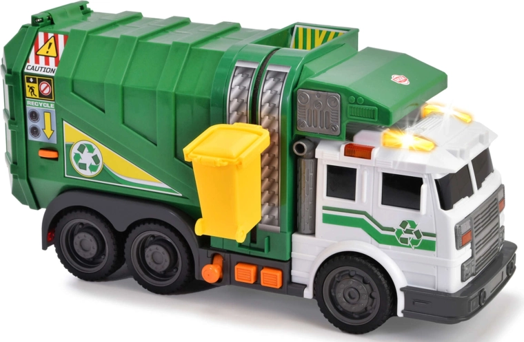 Veikiantis konteinerio keltuvas