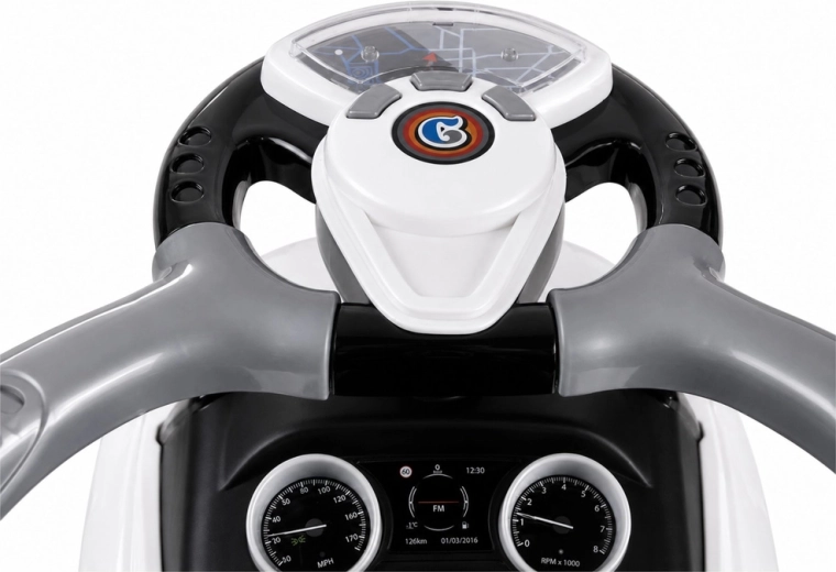 Sound panel on the steering wheel