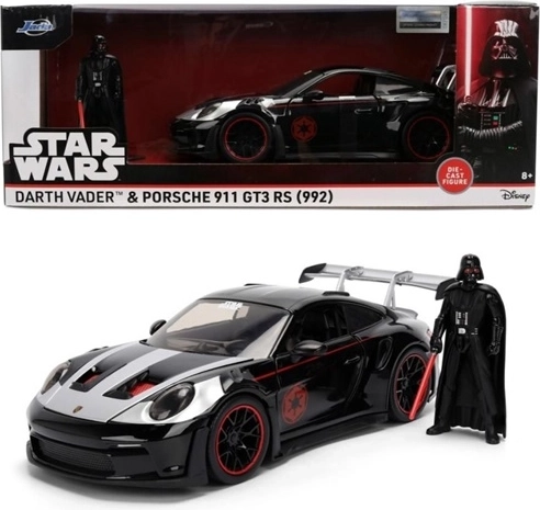 Jada Star Wars Porsche 911 GT3 RS 1:24 with Darth Vader figure - 1 piece