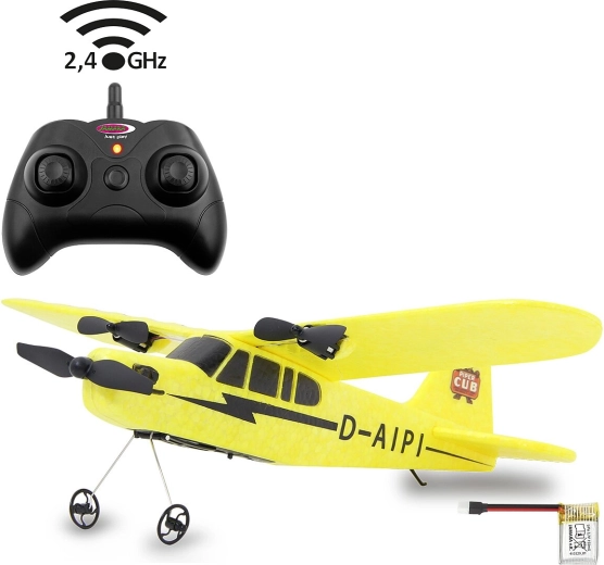 RC lėktuvas Jamara Piper J3-Cub 2,4 GHz su giroskopu
