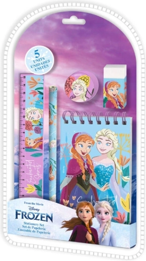 Frozen (Ledo karalystė) mokyklinis rašymo priemonių rinkinys, 5 vnt.