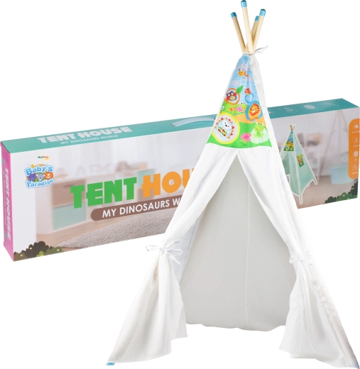 Children’s teepee tent with little elephant