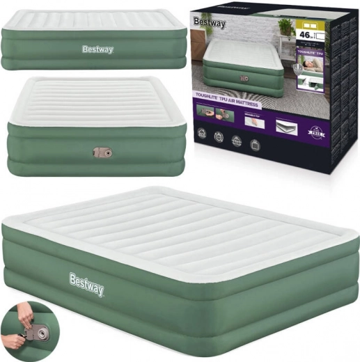 Bestway savaime prisipučiamas dvigubas pripučiamas čiužinys 203x152x46 cm