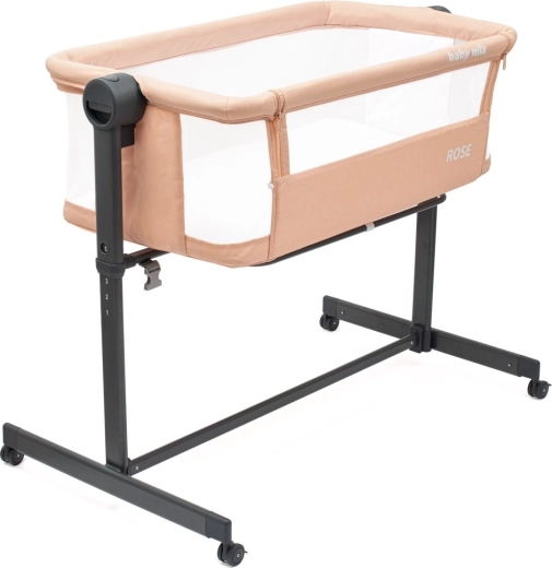 Pristumdoma lovytė Baby Mix Rose lašišinės spalvos