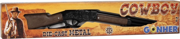 Metal metal cowboy rifle 8 rounds Gonher