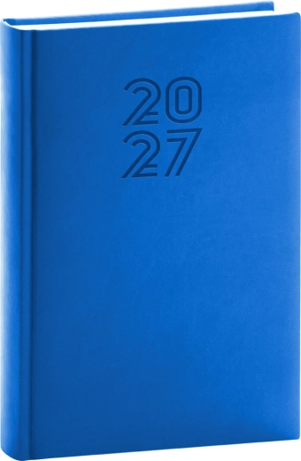 Notique Aprint kasdienis kalendorius 2027 mėlynas 15 × 21 cm