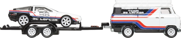 Autentiškas Team DeLorean dizainas