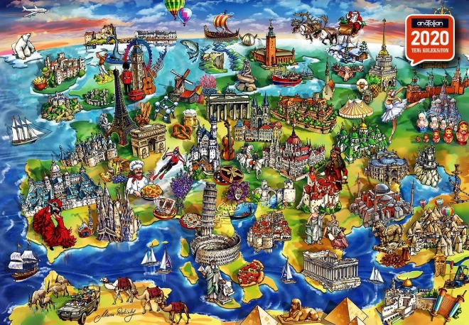 ANATOLIAN dėlionė Europos pasaulis 1500 detalių