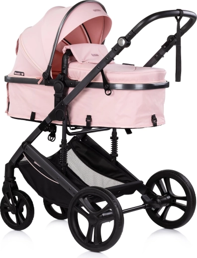 Chipolino kombinuotas vežimėlis Amore 2in1 – Pudrinė rožinė