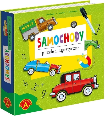 Magnetinės dėlionės – automobiliai