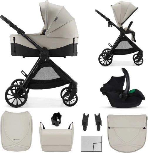 Kinderkraft kombinuotas vežimėlis Vesto 2 3in1 beige