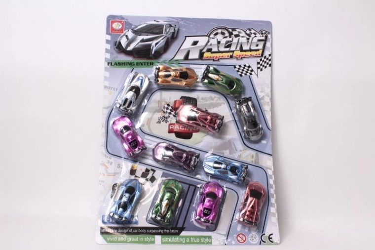 12 automobiliukų rinkinys