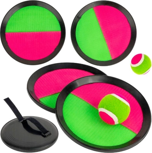Catch ball – mėtymo ir gaudymo rinkinys su lipuku