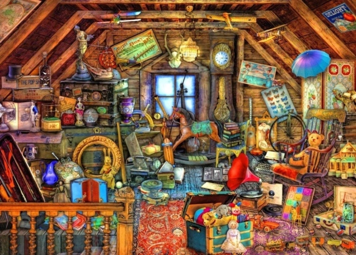 Puzzle Attic Treasures 1500 pieces BLUEBIRD