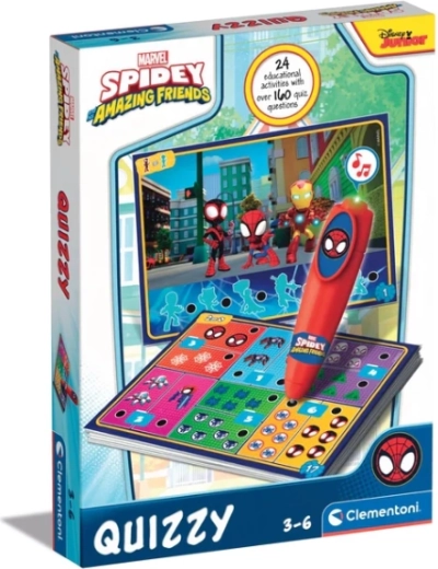 Interaktyvus MARVEL Spidey Disney Junior viktorina iš Clementoni