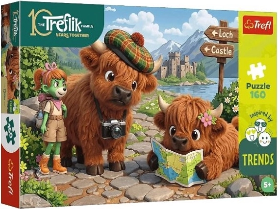 Trefl Kids dėlionė „Miela karvytė“ – 160 detalių