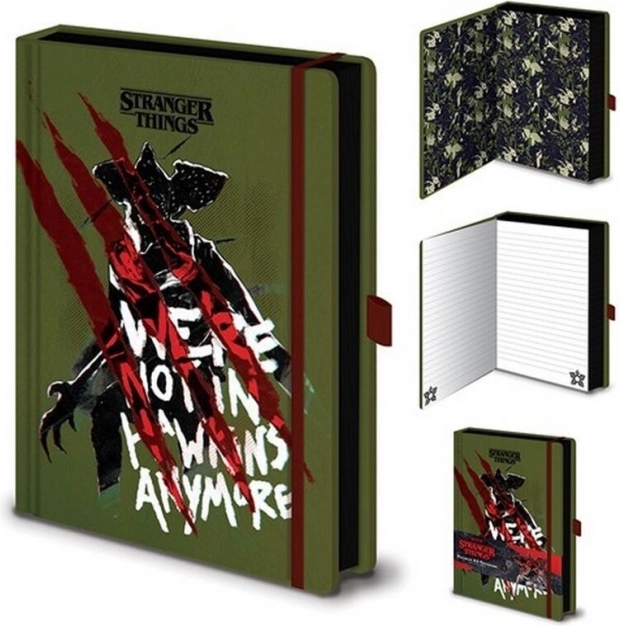 Bloknotas Stranger Things (ne Hokinse) premium