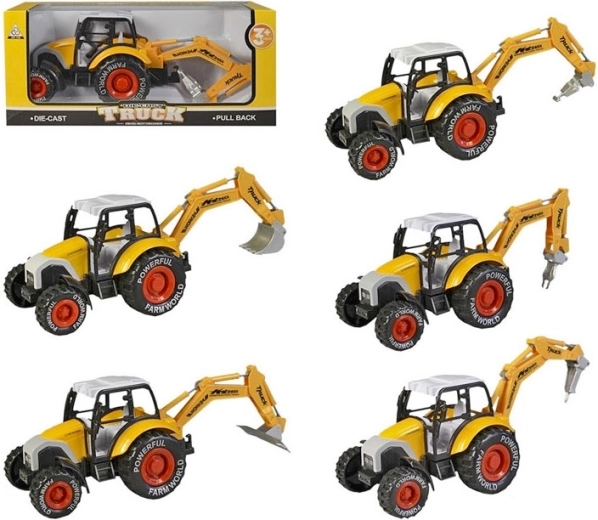 Construction vehicle 24 cm with pull-back