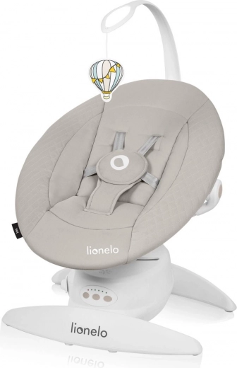 Lionelo Iris elektrinis kūdikių gultukas Beige sand