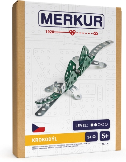 Merkur Mini Zoo – Crocodile, 34 pieces