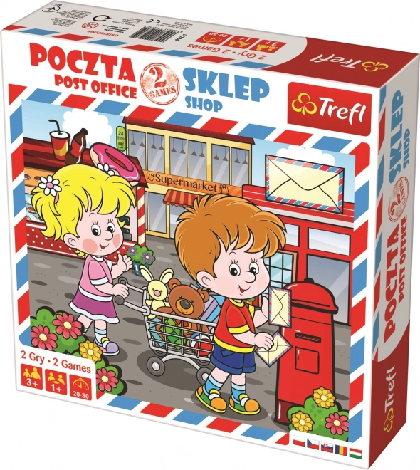 Trefl žaidimai 2 viename Paštas ir Parduotuvė