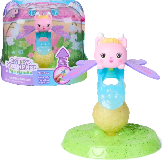 Spin Master Gabby’s Dollhouse Fairylandia ring with Kitty Fairy figure