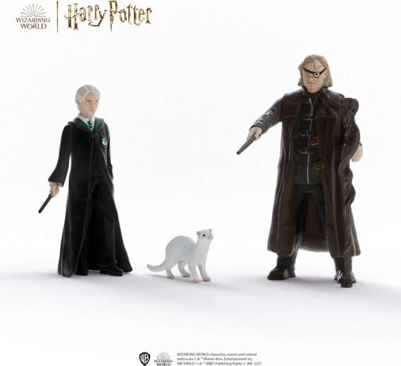 Harry Potter – Pašėlęs Mudis ir Drakas Malfojus su šešku – figūrėlės