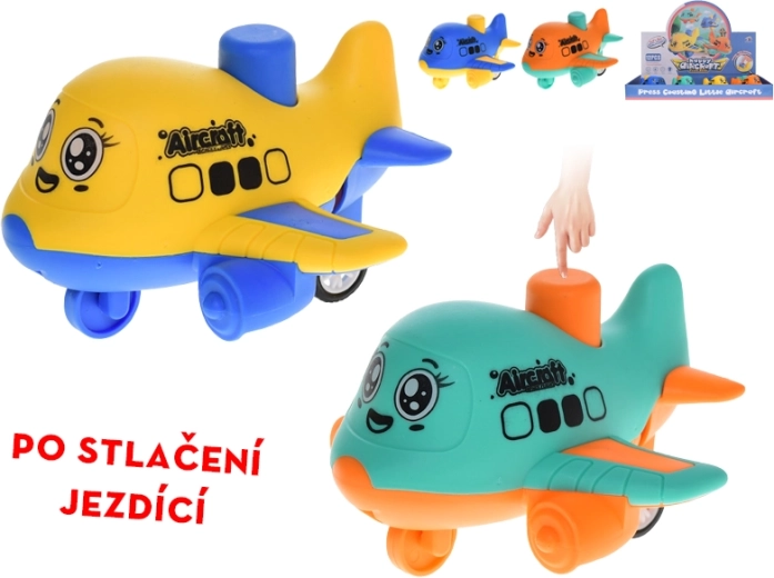 Children's push-button airplane 10 cm