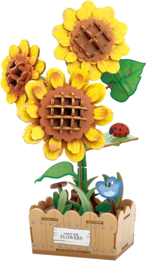 2Kids Toys 3D wooden sunflower model kit