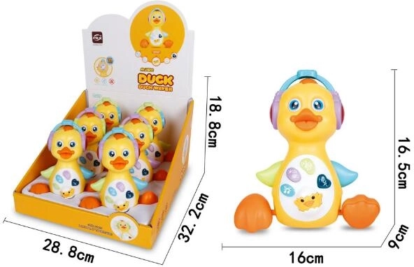 Playing duck with light and sound