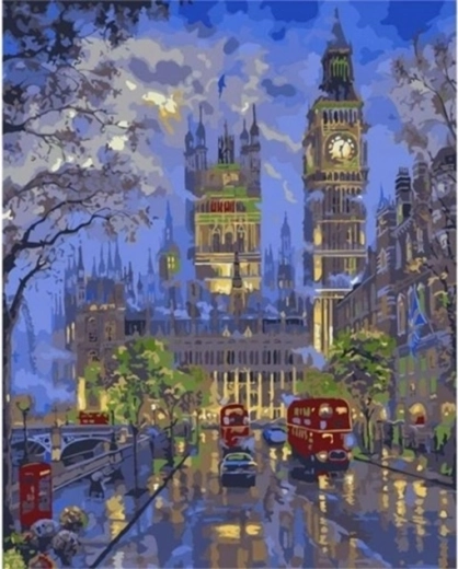 Norimpex Paint by Numbers London at Night 40 × 50 cm