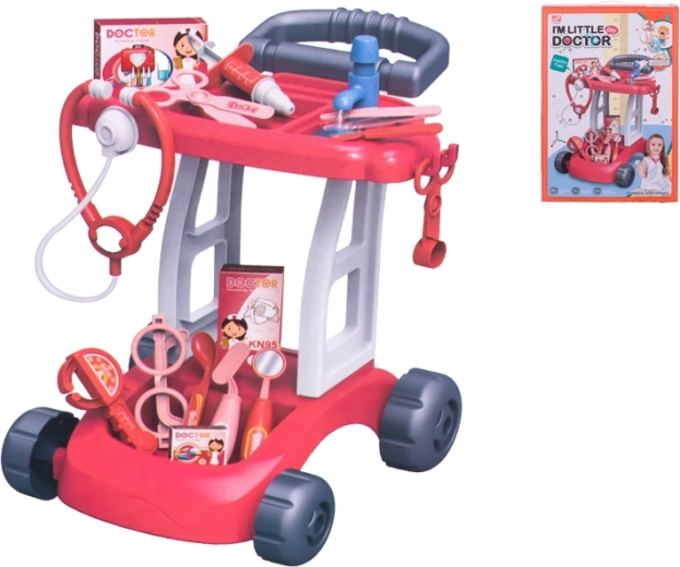 Doctor’s Trolley with Accessories for Pretend Play