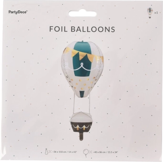 Folinis balionas – karšto oro skraidantis balionas 4D, 36 × 110 cm