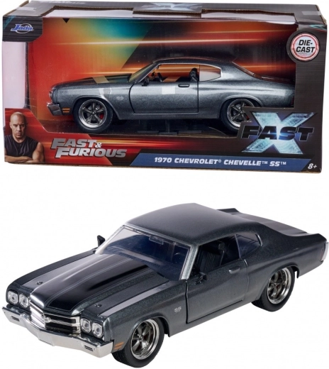 Automobilio modelis 1970 Chevrolet Chevelle SS iš filmo „Greiti ir įsiutę“ 1:24