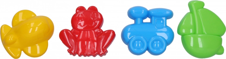Smėlio formelių rinkinys 10 cm – 4 vnt.