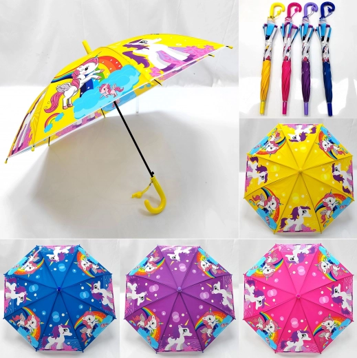 Umbrella with Unicorn Design