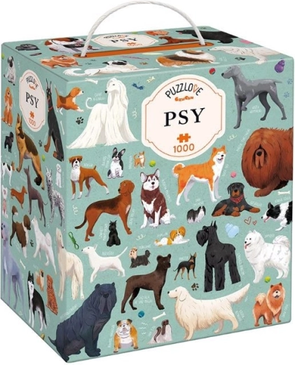 Dėlionė Puzzlove šunys – 1000 detalių