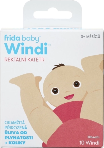 Fridababy Windi rektaliniai vamzdeliai kūdikiams, 10 vnt.