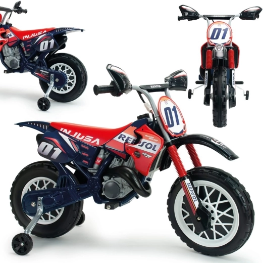 Vaikiškas elektrinis motociklas „Injusa Repsol“ 6 V
