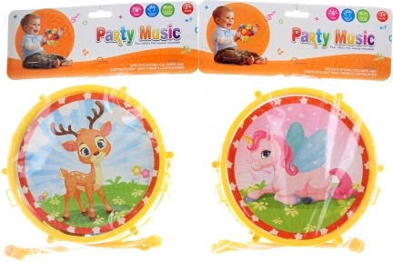 3-in-1 Music Set: Drum, Tambourine and Maracas with Animals