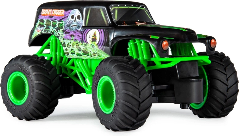 Confident traction thanks to large rubber wheels