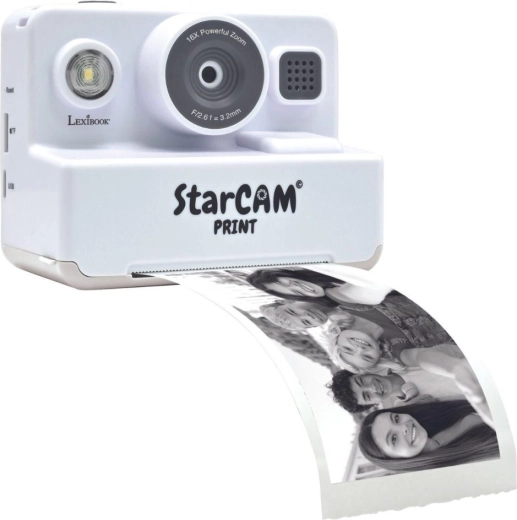 Lexibook vaikiškas momentinis HD fotoaparatas StarCAM su spausdintuvu