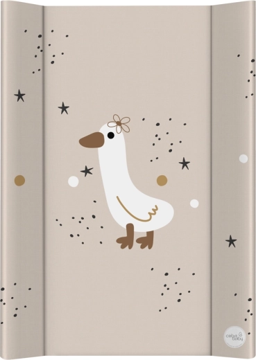 Ceba Baby pervystymo kilimėlis su tvirta lentele Basic star duck 50 × 70 cm