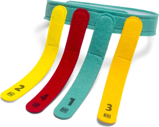 Colorful tails for an action game