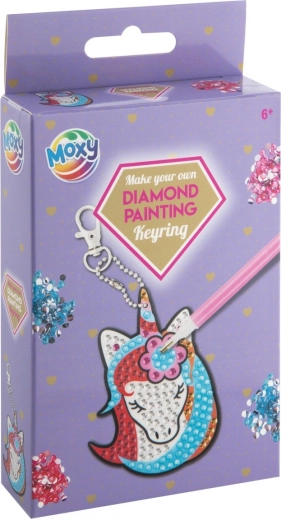 Diamond Painting – Unicorn Keychain