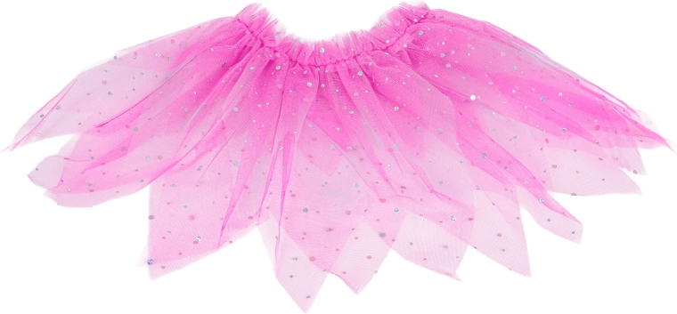 Tulle skirt with an elastic waistband