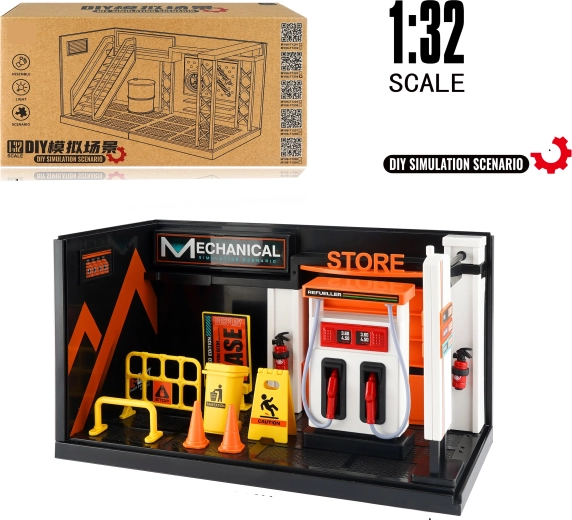 Degalinės siurblio modelis 1:32 – metalinis